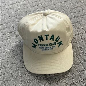 Tennis Club Cream Cap from Anthropologie